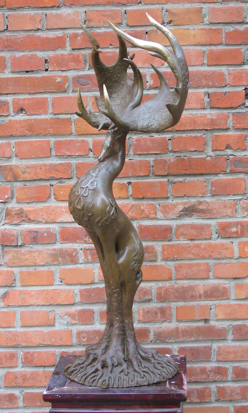 《儿时的森林一》高90x宽35x32cm-2006-2007年----青铜.jpg